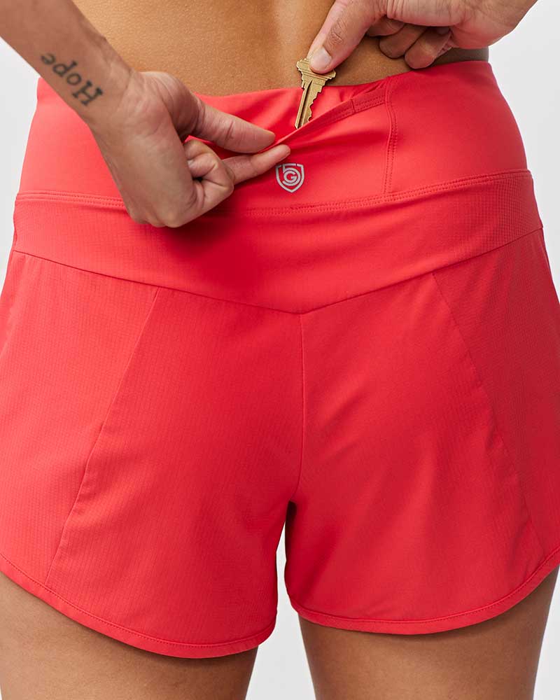 Sheva Women's High Rise Running Shorts